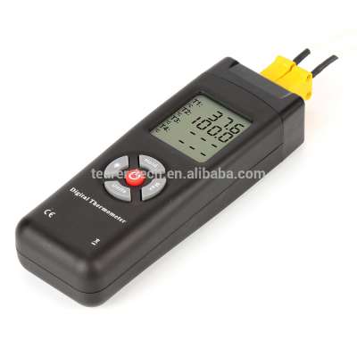 'Factory dual Type K thermocouple thermometer TL-TK02 with lowest price