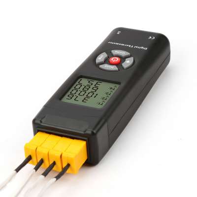 High quality 4-Channel K-Type Digital Thermometer Thermocouple Sensor -50 to 1350oC;-58 to 2462oF for cooking or BBQ TL-TK04